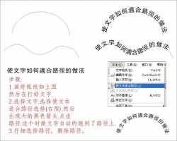 cdr中让文字环绕图片怎么做?