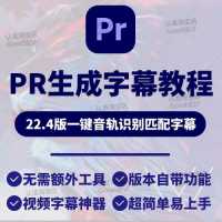 怎么给Pr中的视频添加需要的字幕