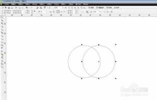 coreldraw如何使两个节点相交