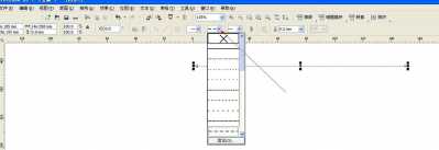 CDR中怎么画虚线?