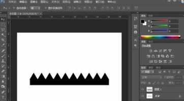 ps怎么做这种锯齿纹效果ps如何做出锯齿状图形
